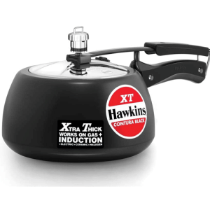 Hawkins 3Ltr.  Black Contura Pressure Cooker Induction Compatible CXT30