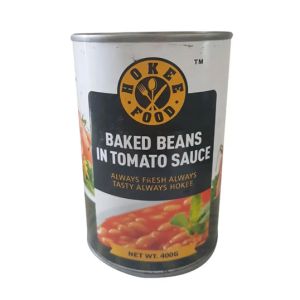 Hokee Canned Baked Beans In Tomato Sauce 400Gm