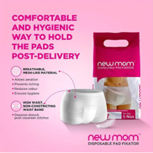 Newmom Disposable Pad Fixator Large 5pc Pack