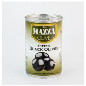 Mazza Black Olives Pitted 300Ml