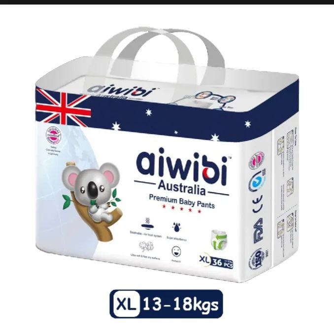 Aiwibi Premium Diapers Baby Pants XL 36Pcs