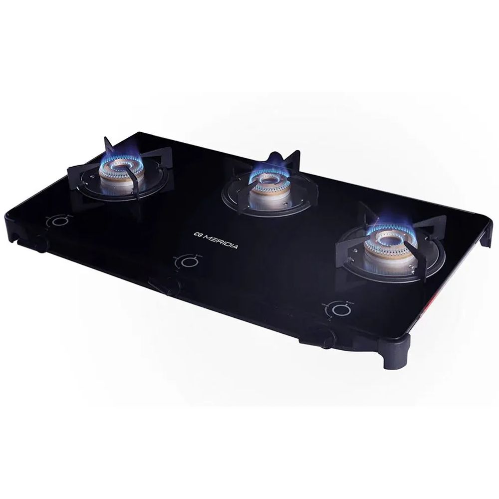 CG Meridia 3 Burner Glass Top Gas Stove CGMRGS302H