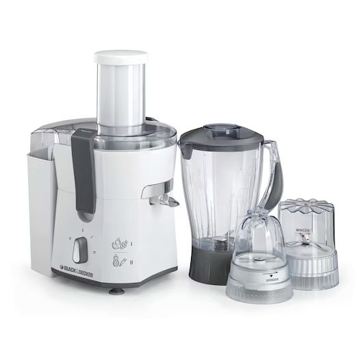 Black+Decker 500W Juicer Blender With Mincer & Grinder JBGM600-B5