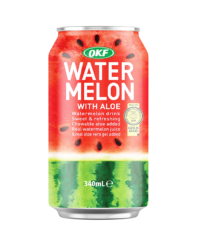 OKF Watermelon With Aloe Drink 340Ml