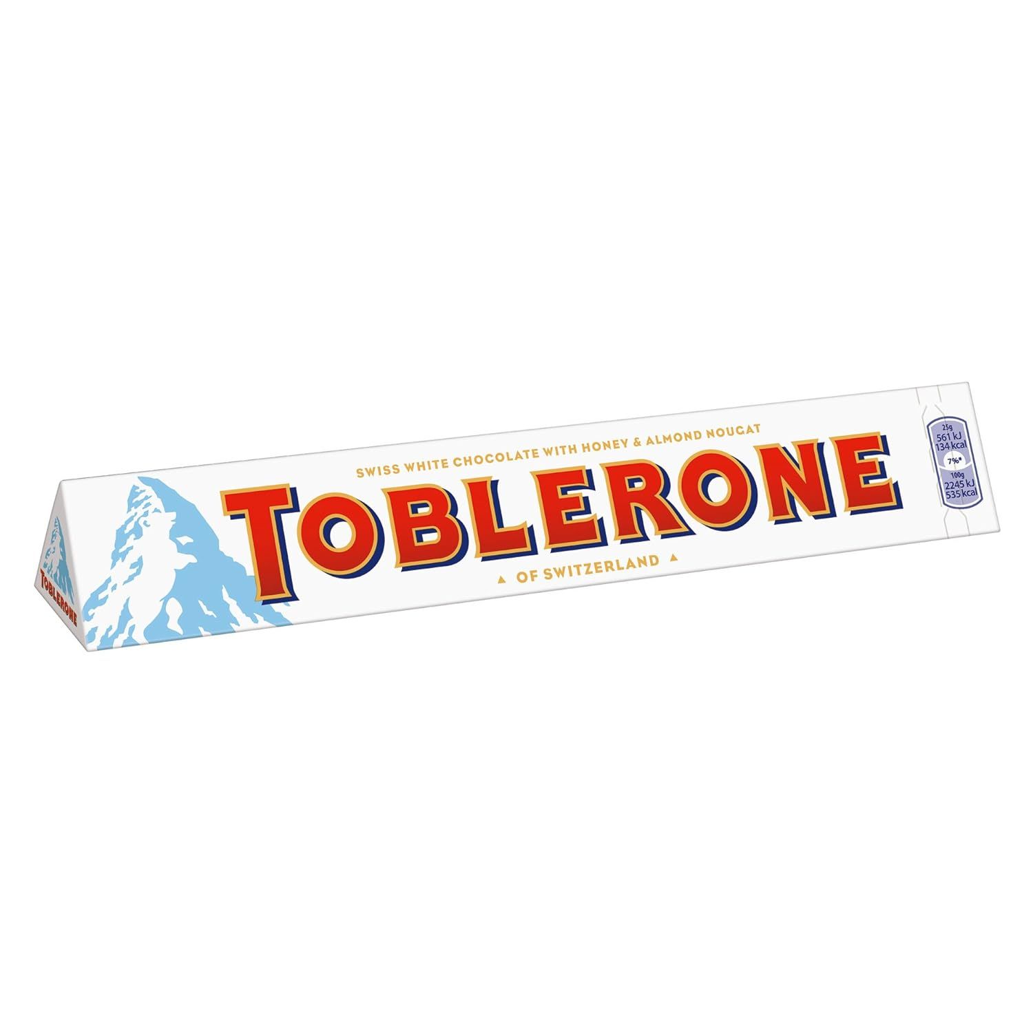 Toblerone White Chocolate With Honey & Almond 360Gm