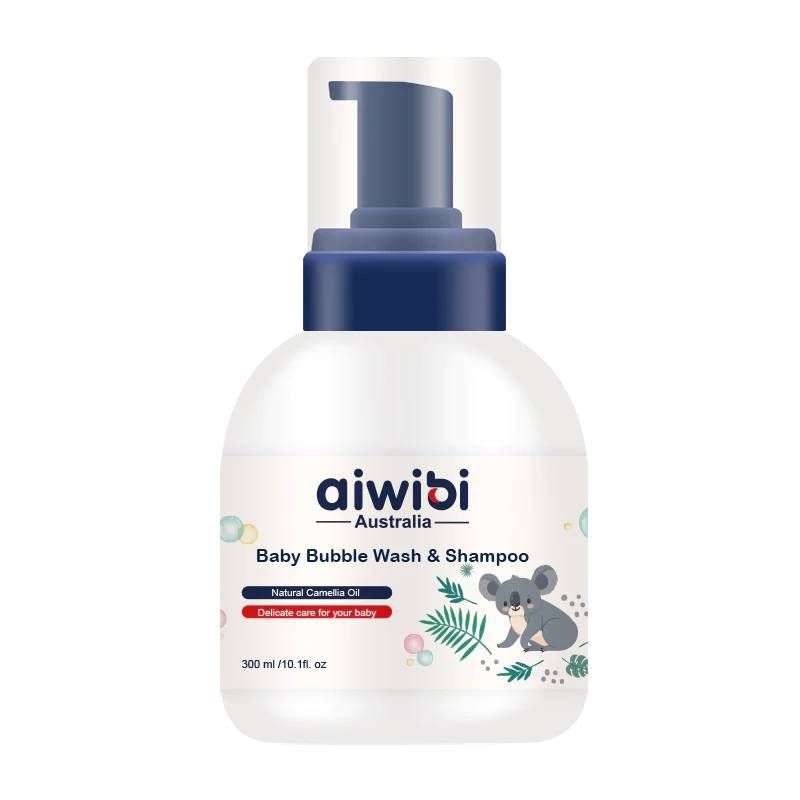 Aiwibi Baby Bubble wash and Shampoo 300Ml