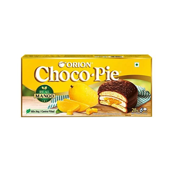 Orion Mango Choco-Pie 6Pcs 168Gm