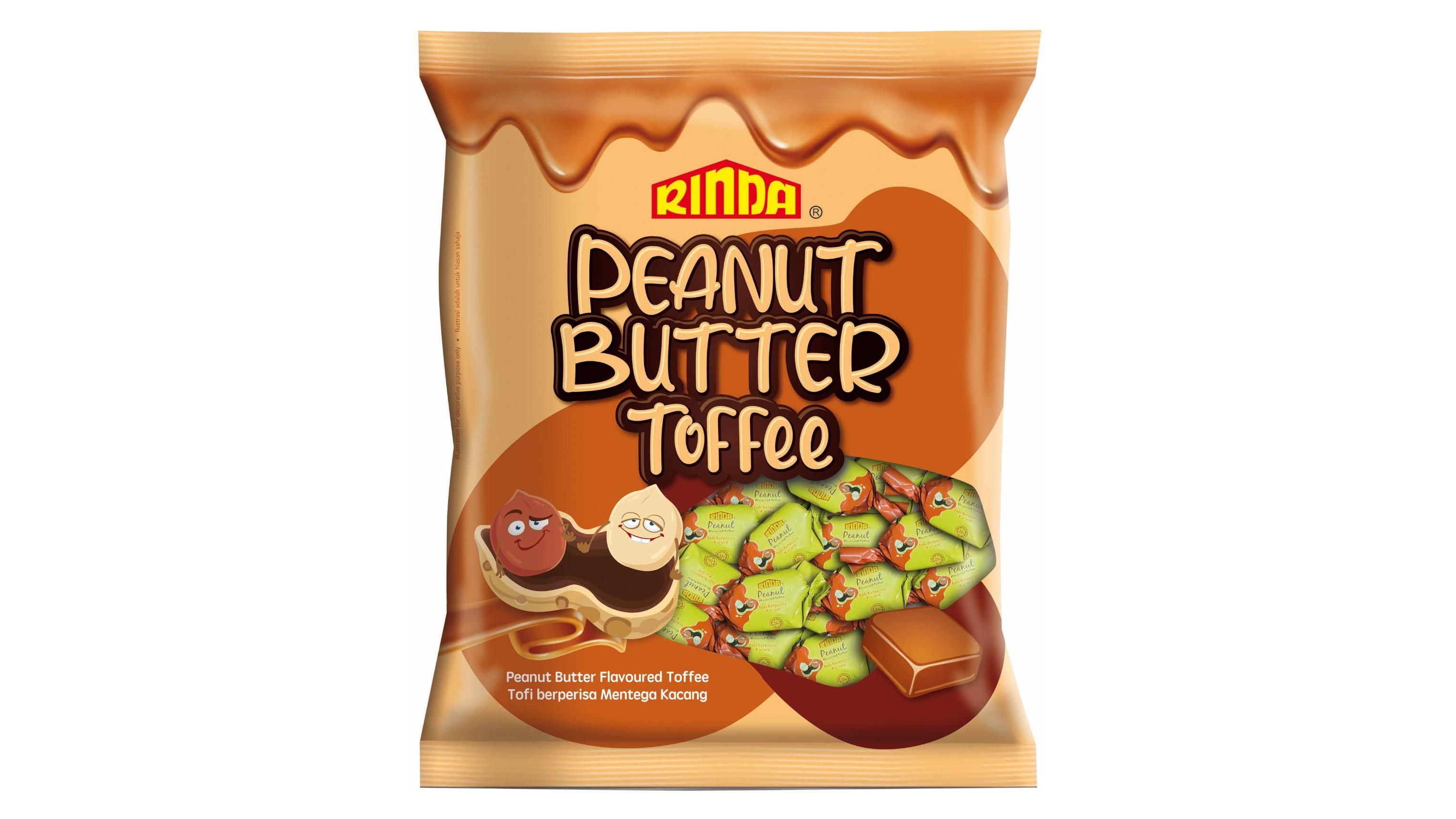 Rinda Peanut Toffee Candy 120Gm