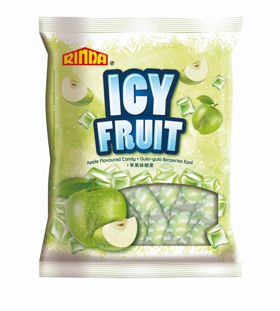 Rinda Ice Apple Flavoured Candy 100Gm