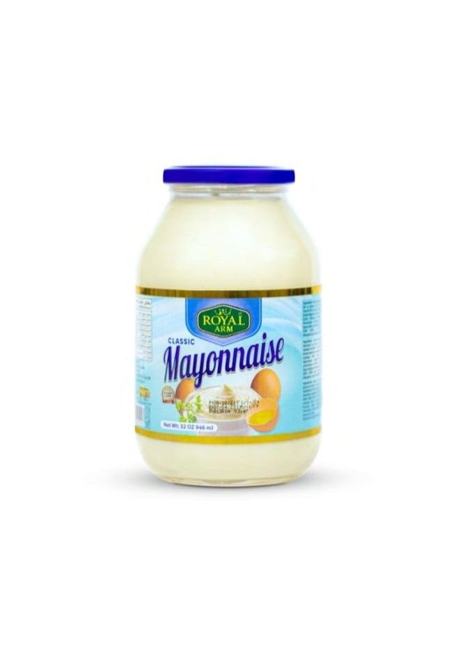 Royal Arm Classic Mayonnaise Glass 946Ml