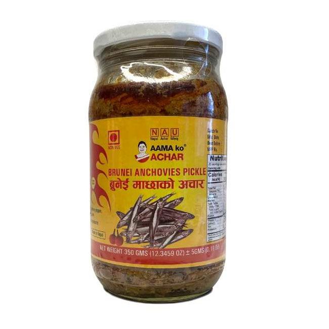 Aama Ko Achar Brunei Anchovies Pickle 350Gm