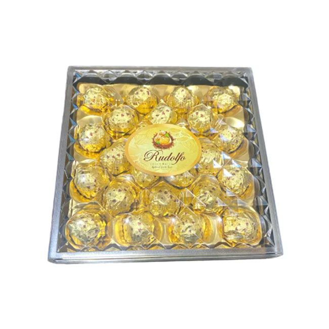 Rudolfo Chocolate T24 Square Gold 300Gm