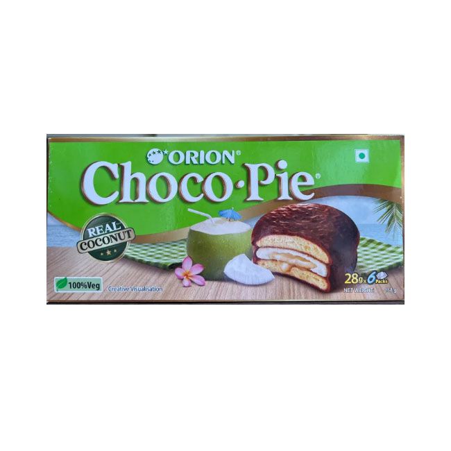 Orion Coconut Choco-Pie 6Pcs 168Gm