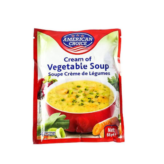 American Choice Veg Soup 68Gm