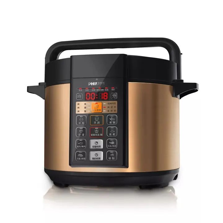 Philips Champagne 6Ltr. 1000W Electric Pressure Cooker HD2139/65