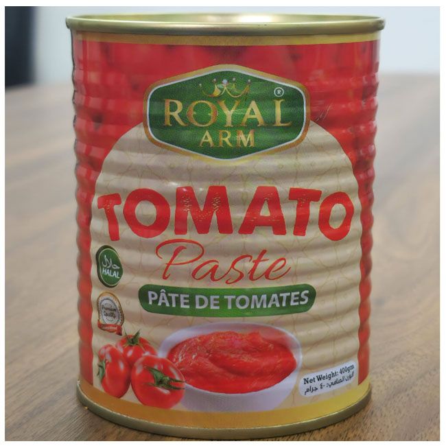 Royal Arm Tomato Paste 400Gm