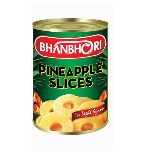 Bhanbhori Pineapple Slices In Light Syrup 850gm