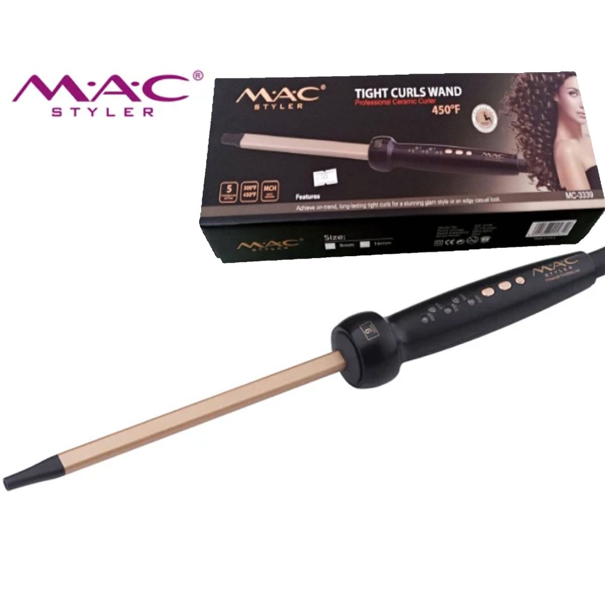 MAC Styler MC-3339 Ceramic Hair Curler