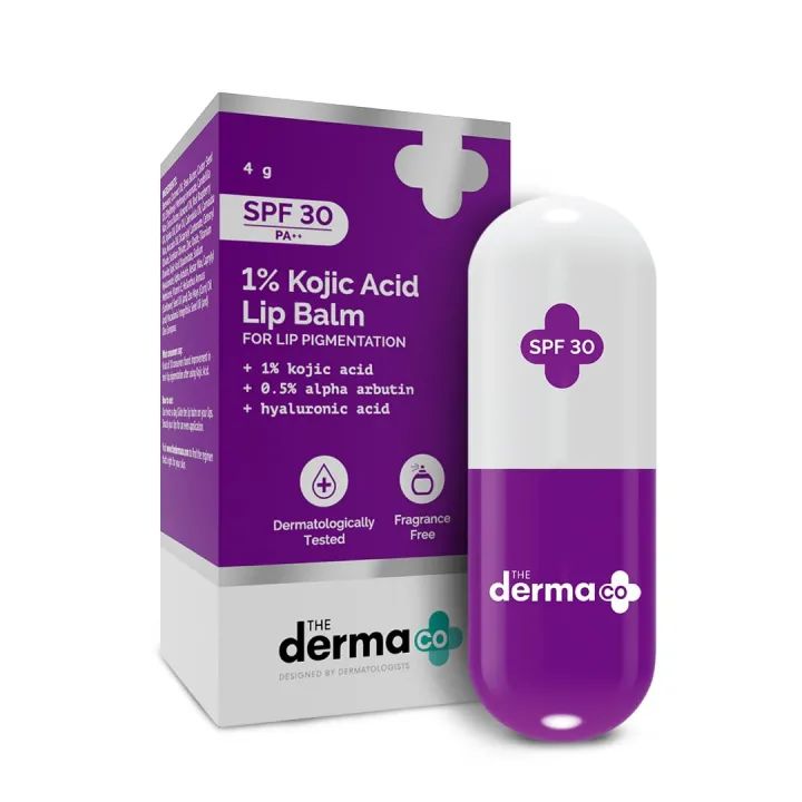 The Derma Co 1% Kojic Acid Lip Balm 4Gm