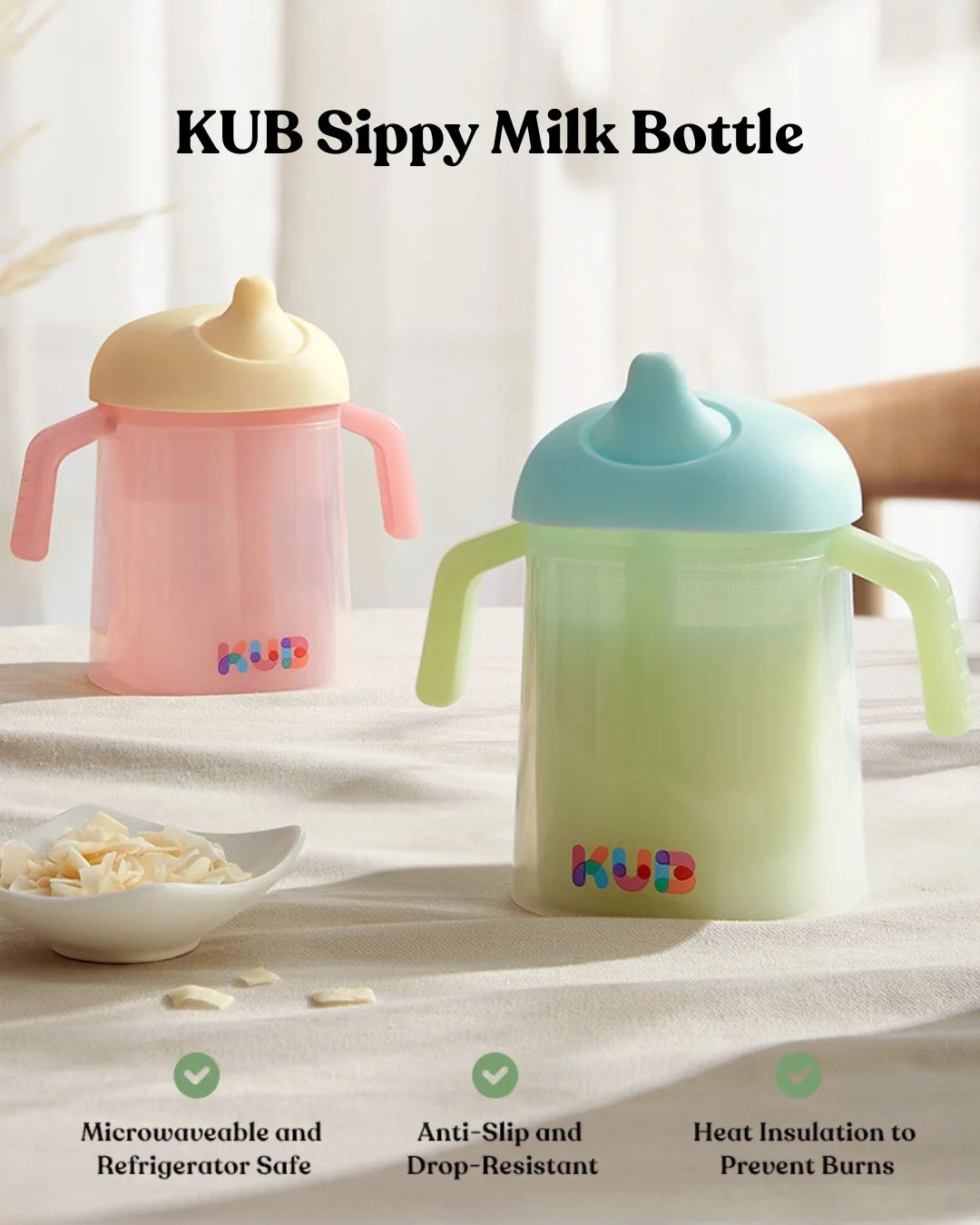 KUB Sippy Milk Bottle