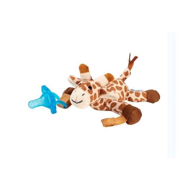 Dr Brown's Giraffe Lovey w/ Light Green One-Piece Silicone Pacifier  AC160-P6