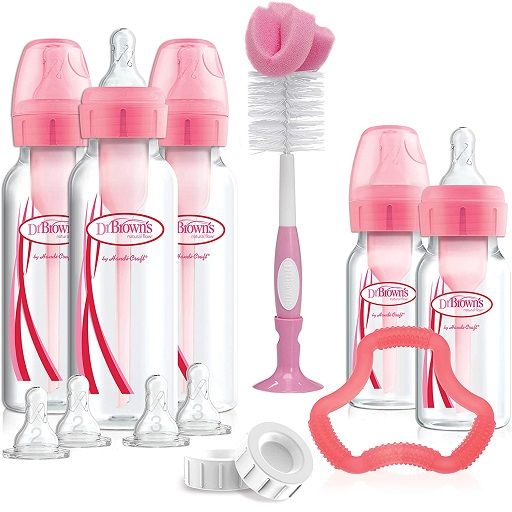 Dr.Brown's Options+ Narrow-Neck Bottle Special Pink Edition Gift Set SB05305-ESX