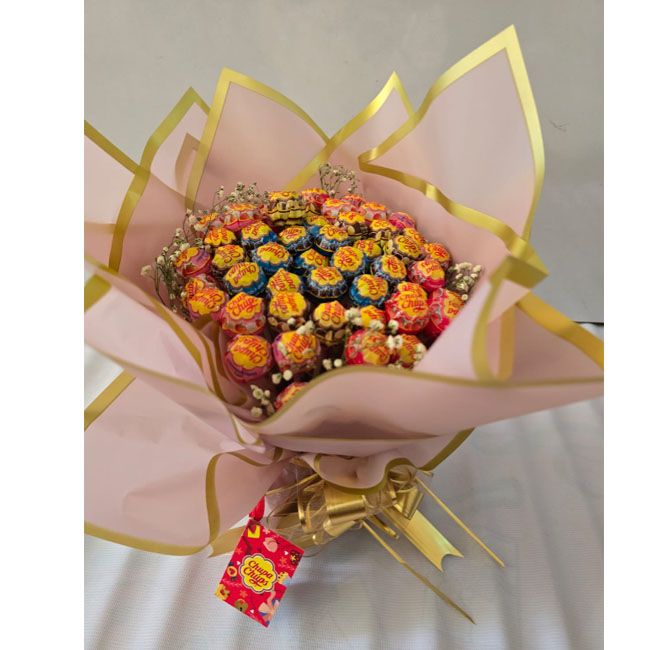 Chupa Chups Classic Lollipop Bouquet  700Gm