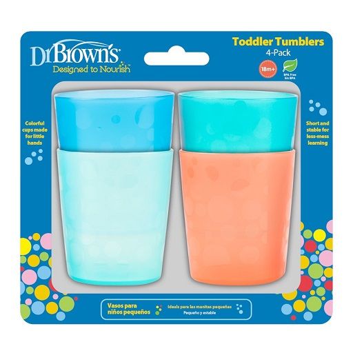 Dr. Brown’s Toddler Tumblers 4-pack, TF018-P2