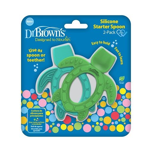 Dr. Brown's Silicone Starter Spoon TF023-P2, 2pk