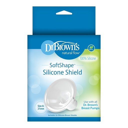 Dr. Brown's soft Shape Silicone Shields  2-pack-size A, BF116