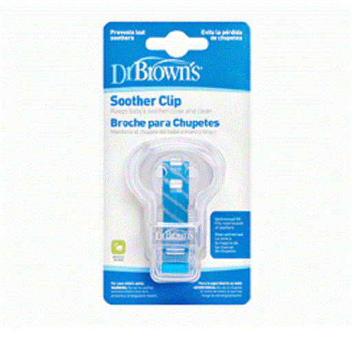 Dr Brown's Pacifier Tether/Clip Assorted Colors 990-INTL