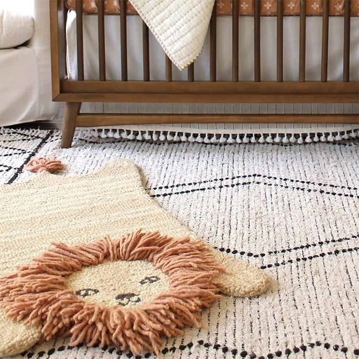 Crane baby Lion Shape Rug BC-120RG-1