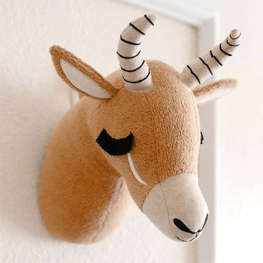 Crane baby Antelope Plush head wall décor BC-120PH-1