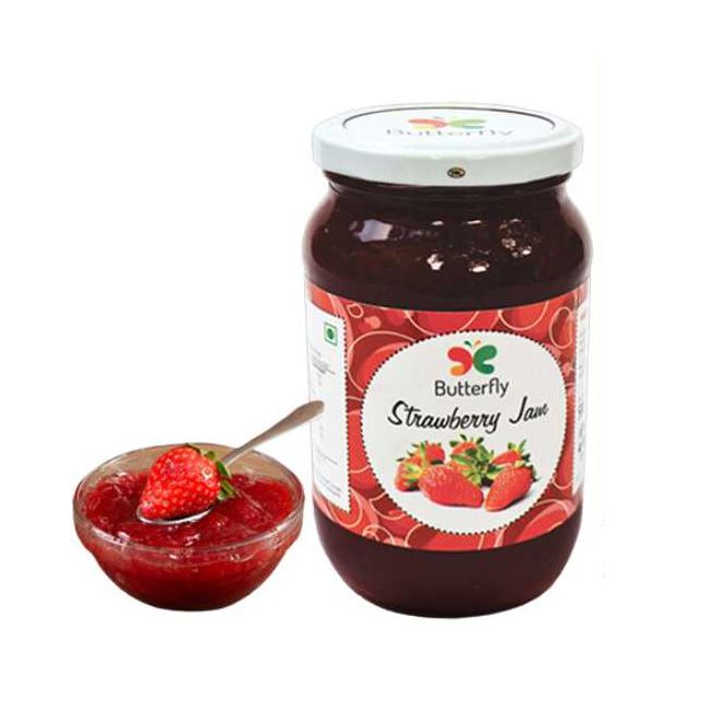 Butterfly Jam Strawberry 500Gm