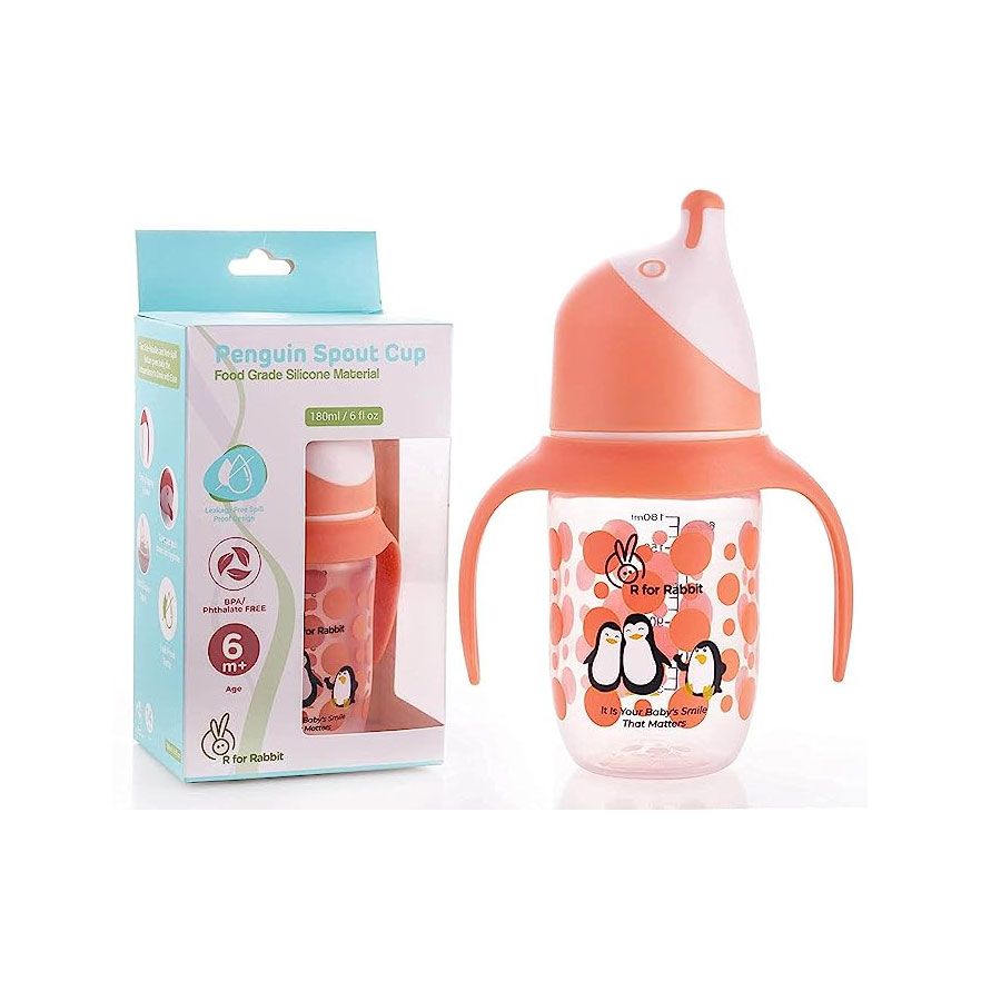 R for Rabbit Penguin Spout Cup - 180 ml - ORANGE(SSPGO01)