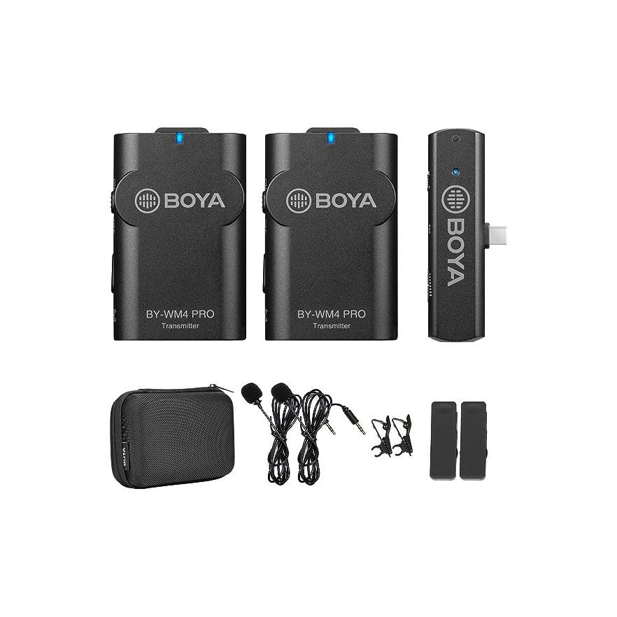 Boya 2.4G wireless microphone for type c device BY-WM4 PRO-K6