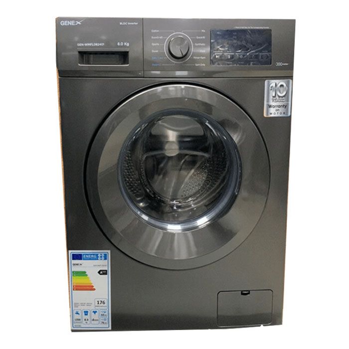 GENEX 8 Kg Front Load Fully Automatic Washing Machine GEN-WMFL082401