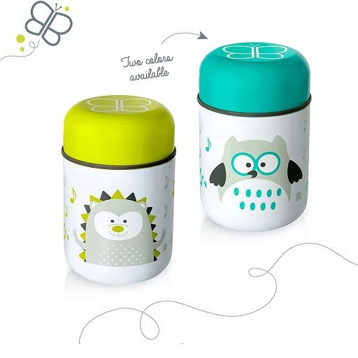 BBLUV Thermal food container with spoon and bowl B0122