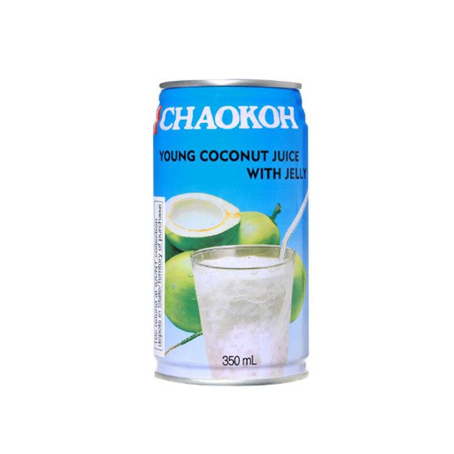 Chaokoh Young Coconut Juice with Jelly 350Ml