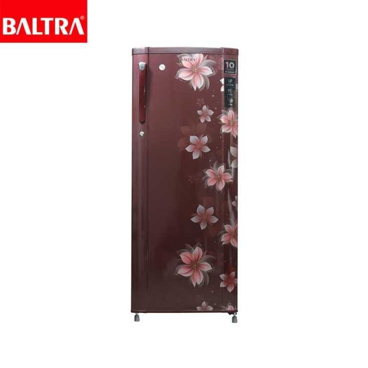 Baltra 225Ltr. Wine Floral Single Door Refrigerator BRF225SDWF