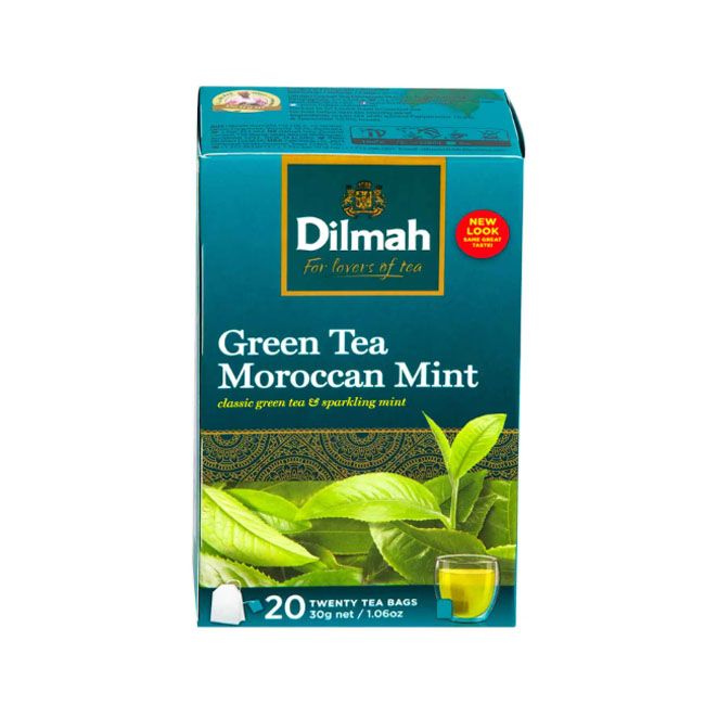 Dilmah Green Tea Moroccan Mint 20Pcs