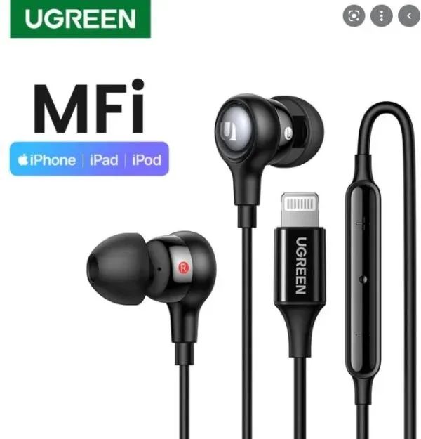 Ugreen Apple MFi Lightning Earphones