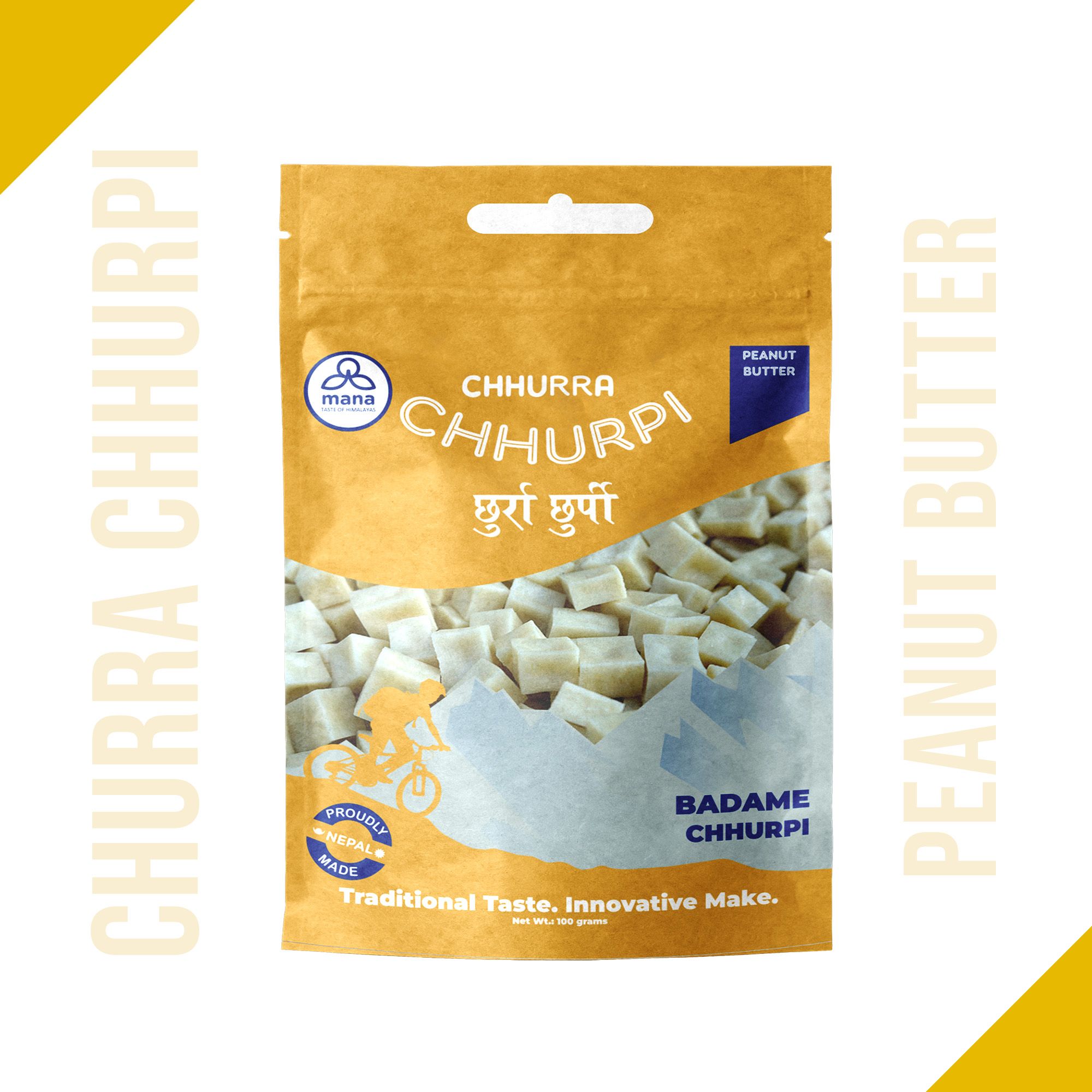 Churpi - Peanut Butter Flavour Chhurra Chhurpi 100gm