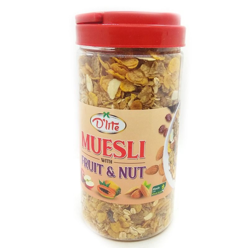 D'lite Muesli Fruit & Nut Jar 600g