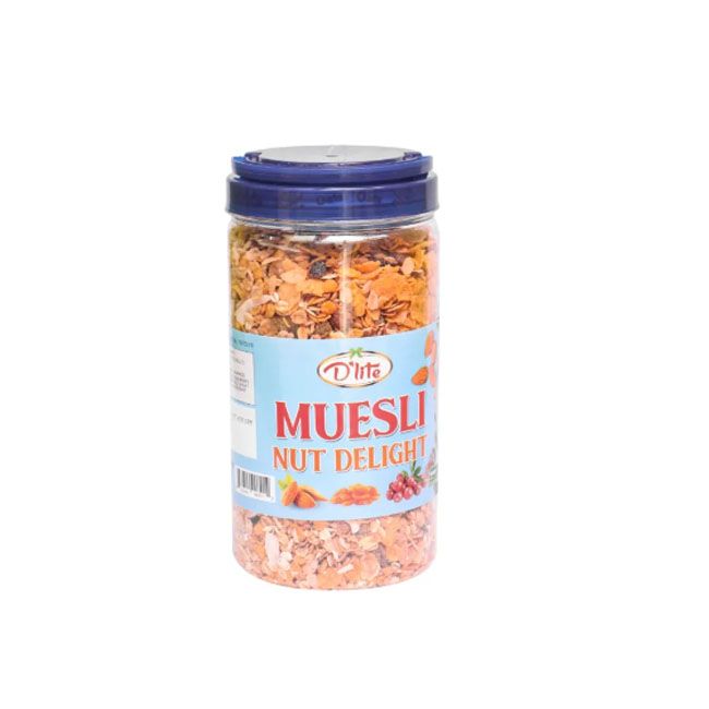 D'lite Muesli Nut Delight Jar 600G