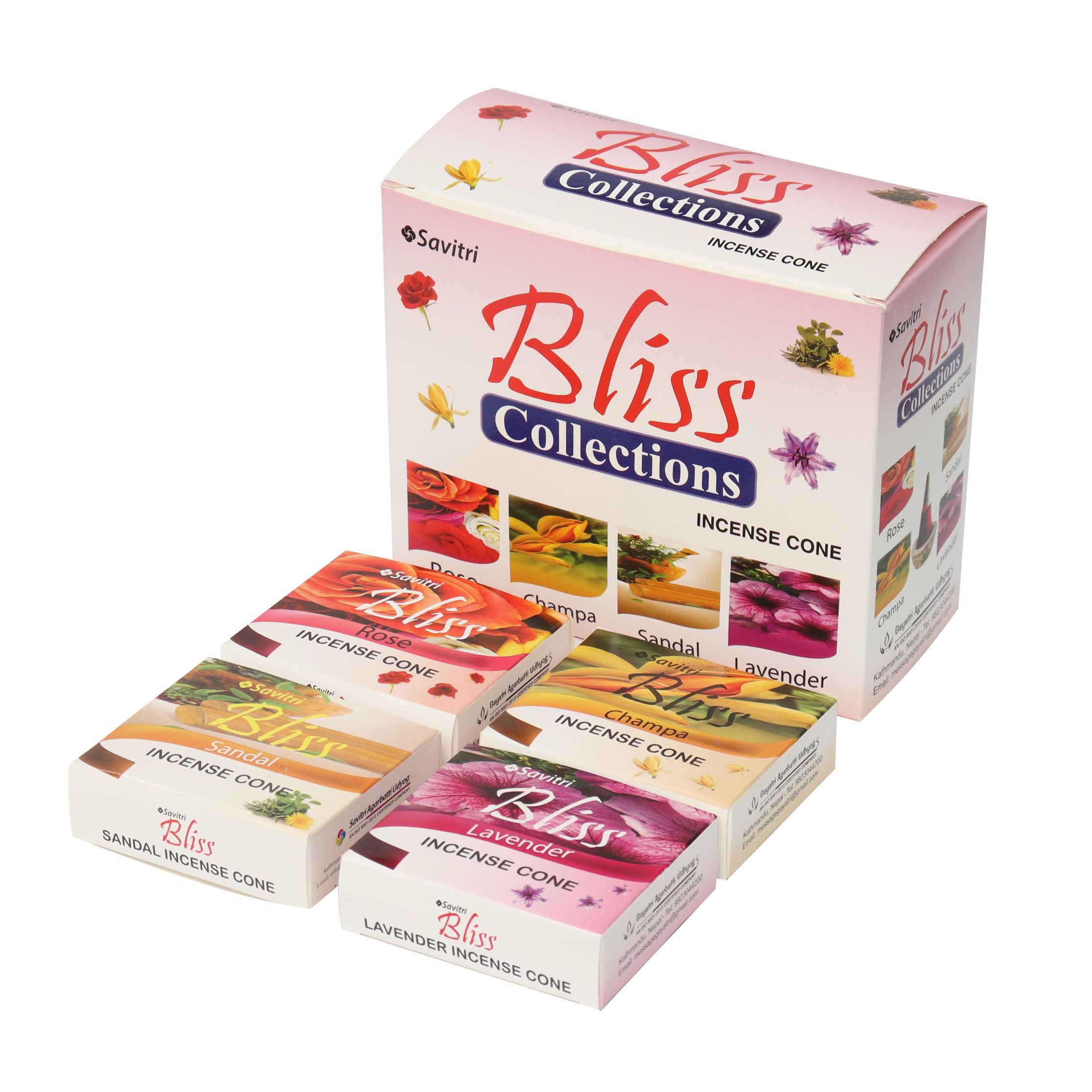 Savitri Bliss Cone incense set of 12