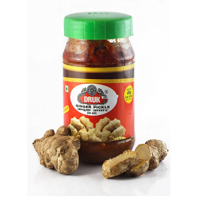 Druk Pickle Ginger in Oil 400Gm