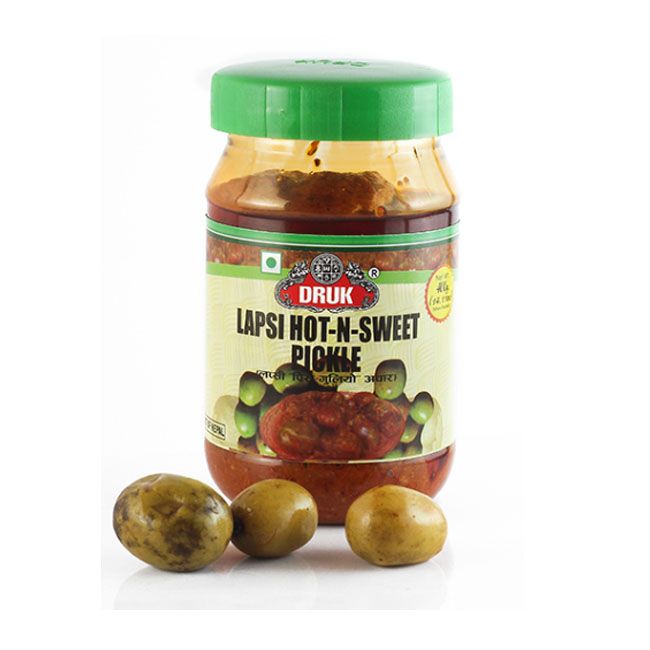 Druk Pickle Lapsi Hot & Sweet 400Gm