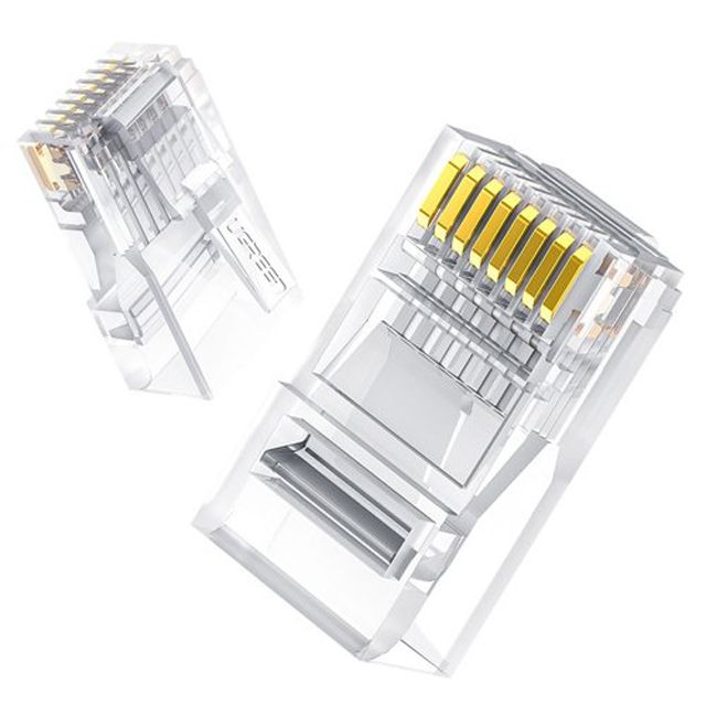 Ugreen Cat6 RJ45 Unshielding Network crystal head ( 100 pcs Box)