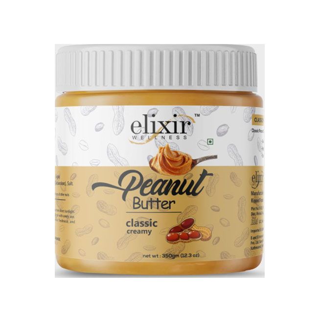 Elixir Classic Peanut Butter Creamy 350Gm